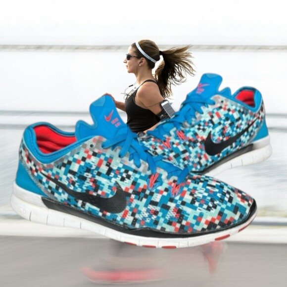 Nike Free 5.0 Tr Fit Flywire Flex 704695-404 Women's Training Running Shoes 8 - Picture 1 of 13